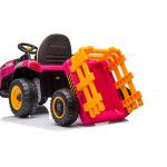 Elektrický traktor s vlečkou BBH-030 na diaľkové ovládanie 2,4G ružové